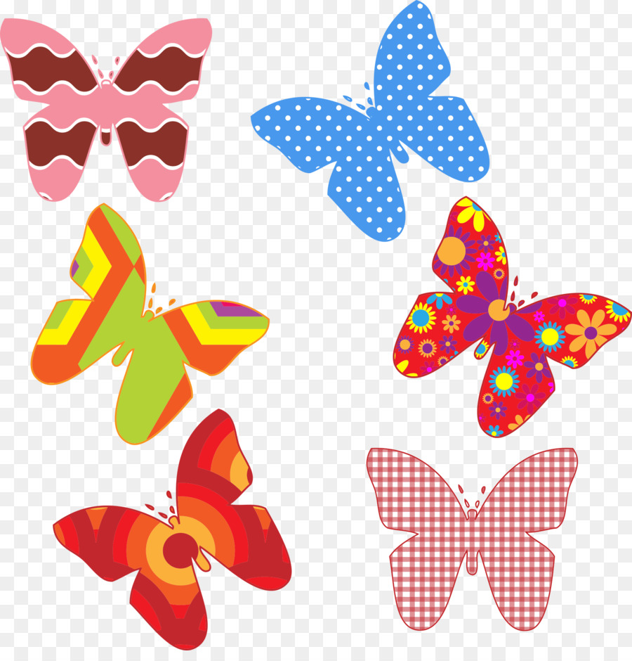 Schmetterling clip art - Polka Dot