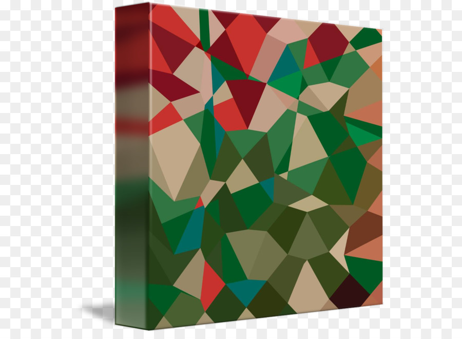 Amazon.com Low poly shopping Online Computer Rettangolo - abstract green
