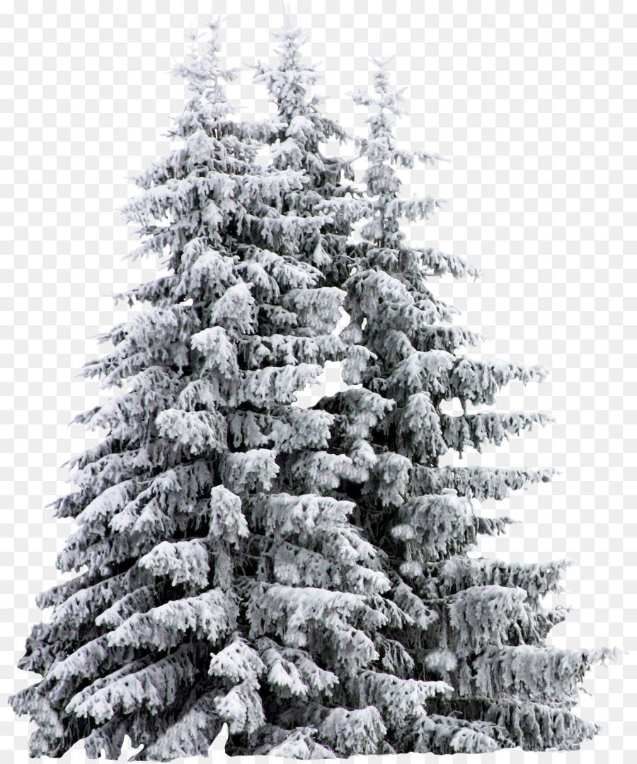 Künstlicher Weihnachtsbaum mit Schnee - Tanne
