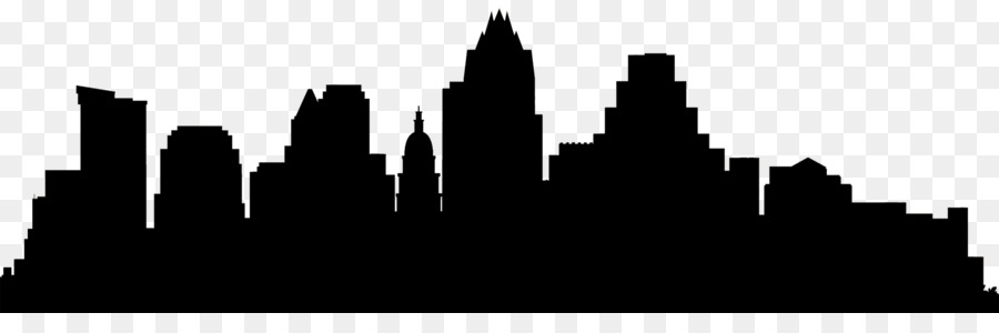Austin Skyline Silhouette-Royalty-free - Stadt silhouette