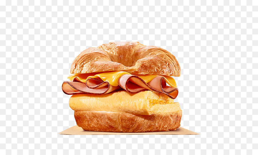 Frühstück-sandwich-Hamburger-Schinken und Eier mit Speck, ei und Käse-sandwich - ei sandwich