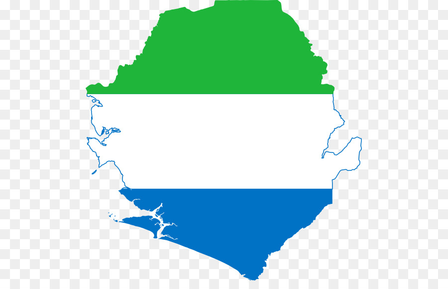 Flagge von Sierra Leone Landkarte nationalflagge - Leon