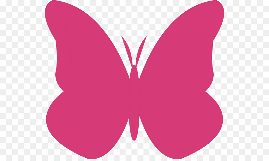 Schmetterling, Insekt clipart - rosa Schmetterling