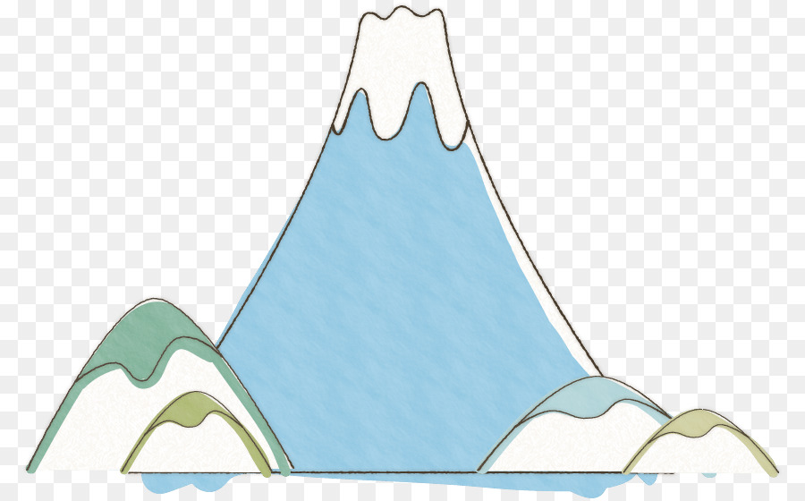 Turchese, verde acqua Mammifero Cartoon Clip art - montagne