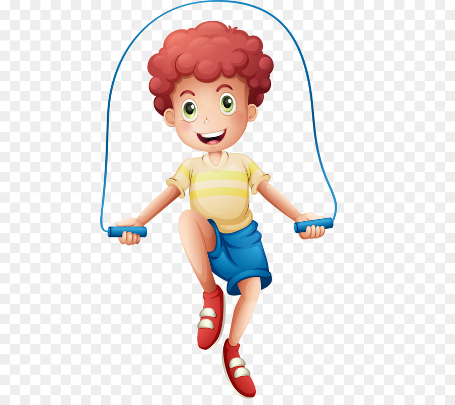 Corde per saltare Giocare Clip art - bambini cartoon
