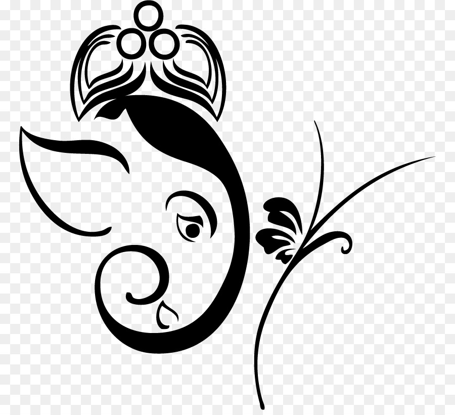 Ganesha-Wand-Abziehbild-Aufkleber - Ganesha