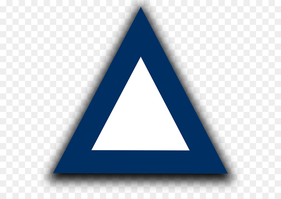 Simbolo a forma di triangolo - triangolo