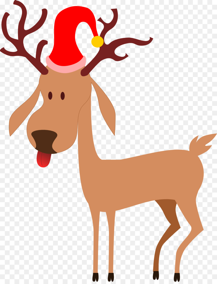 Rudolph Reindeer Babbo Natale Clip art - corna