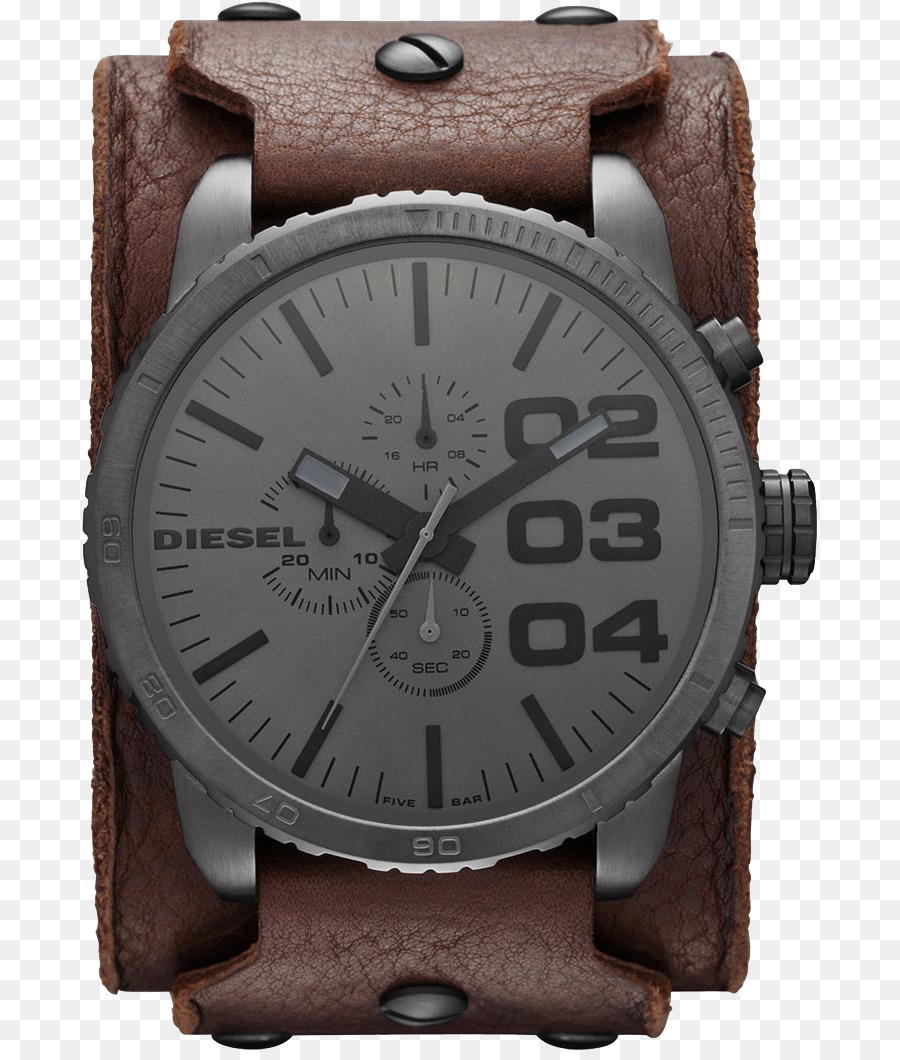 Diesel Armband Leder Chronograph - Fossilen