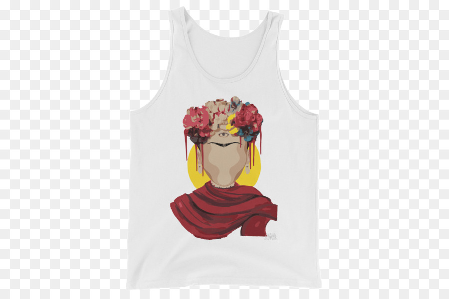 Gedruckt T-shirt Ärmel Kleidung Top - Frida