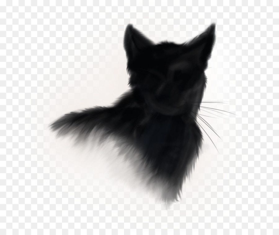 Gatto norvegese della Foresta Gattino gatto Nero Logo - gatto nero