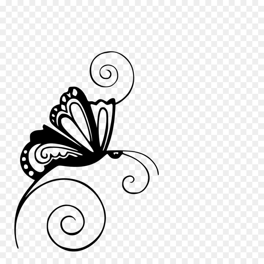 Butterfly Silhouette Schablone Clip art - Schickes Line