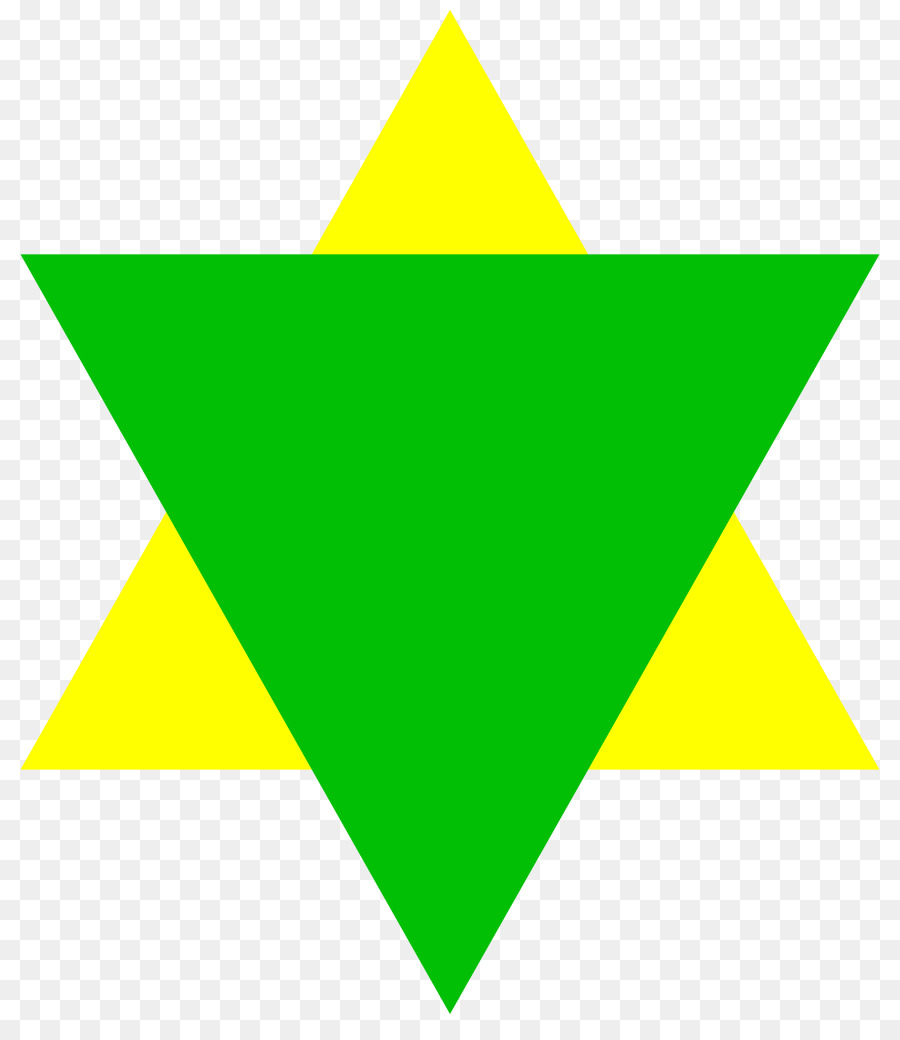 Triangolo popolo Ebraico Verde - triangolo