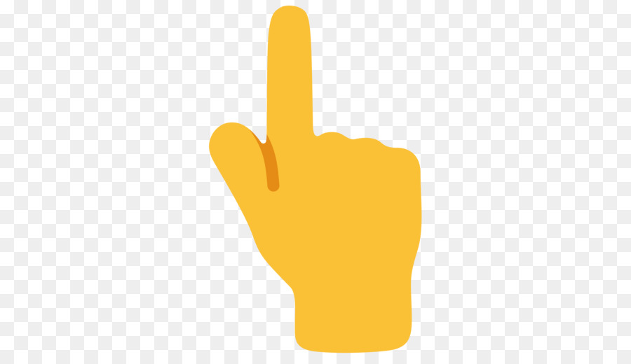 Emoji Zeigefinger nach Gerät, Clip-art - hand emoji