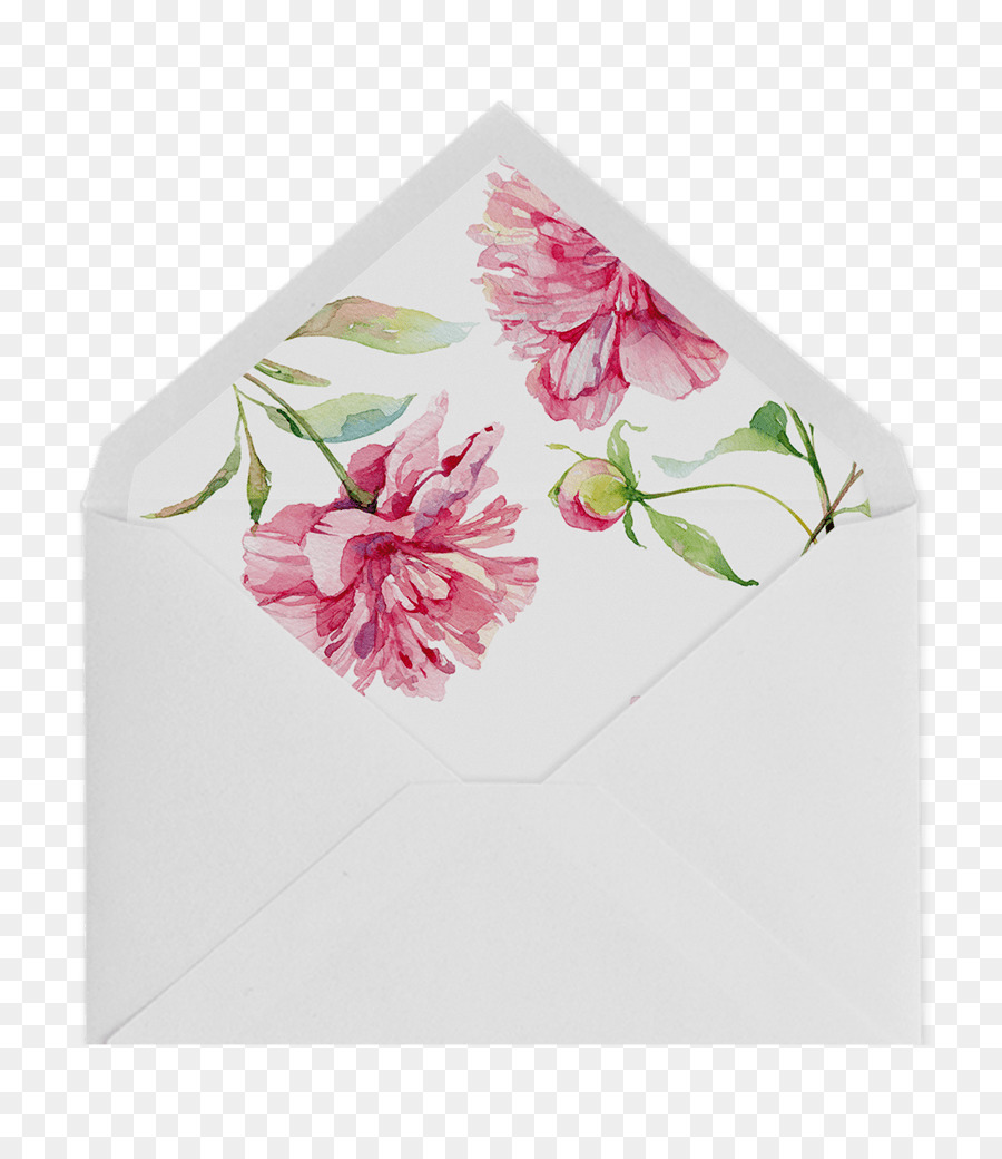 Papier Floral design Blumen-Convite Hochzeit - aquarell