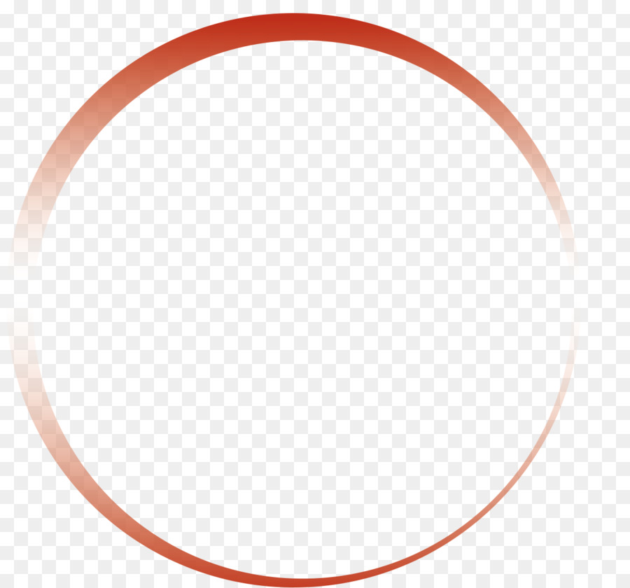 Circle Line Oval Winkel - Roter Kreis