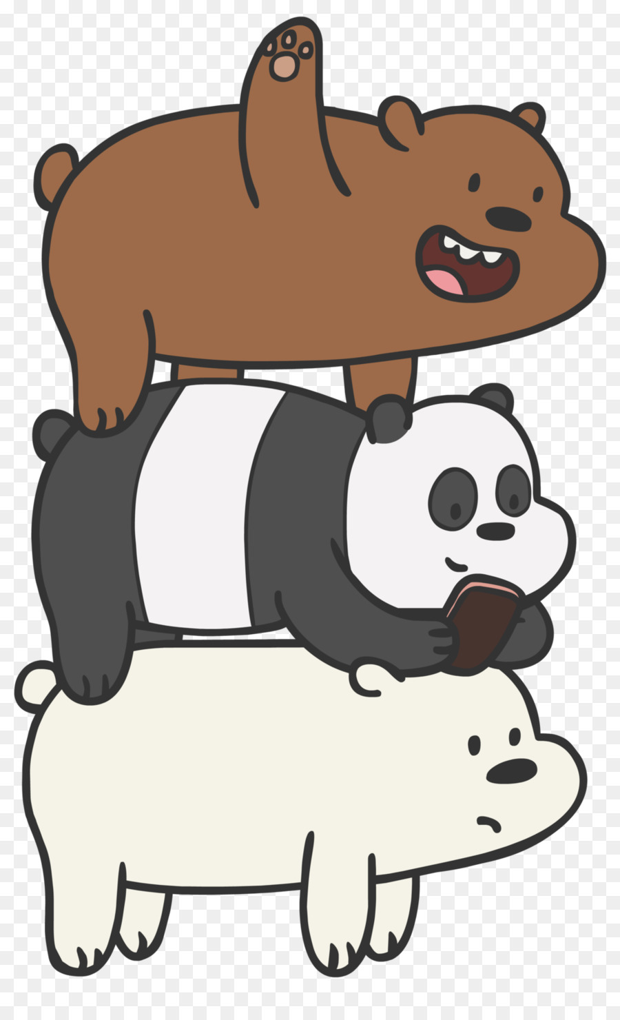 Polar-Bär-panda-YouTube-Cartoon Network - Bären