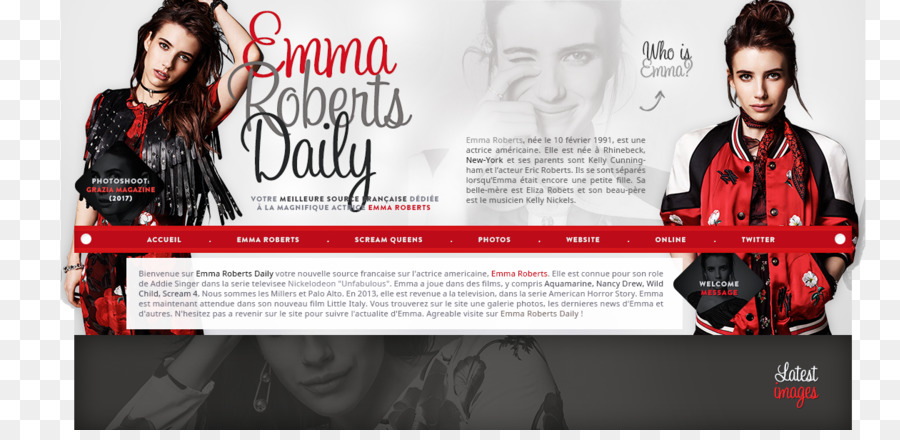 Werbe-Plakat Brand Film - Emma Roberts