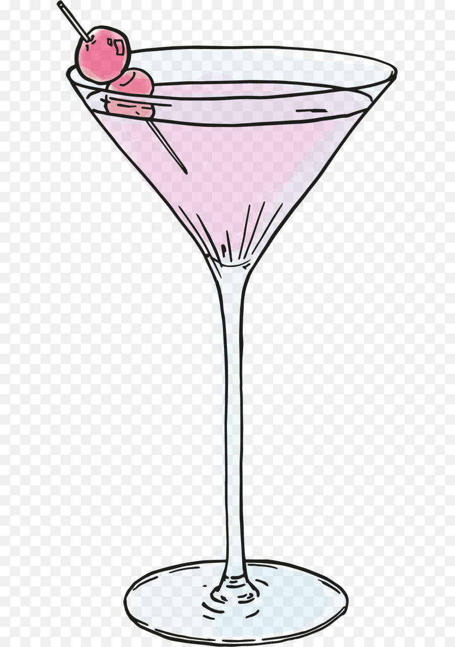 Cocktail-Garnitur Martini Pink Lady Cosmopolitan - Martini