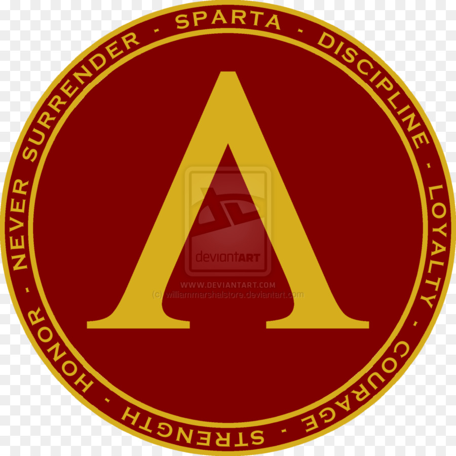 Spartan army Schild Aspis Molon labe - Gold Siegel