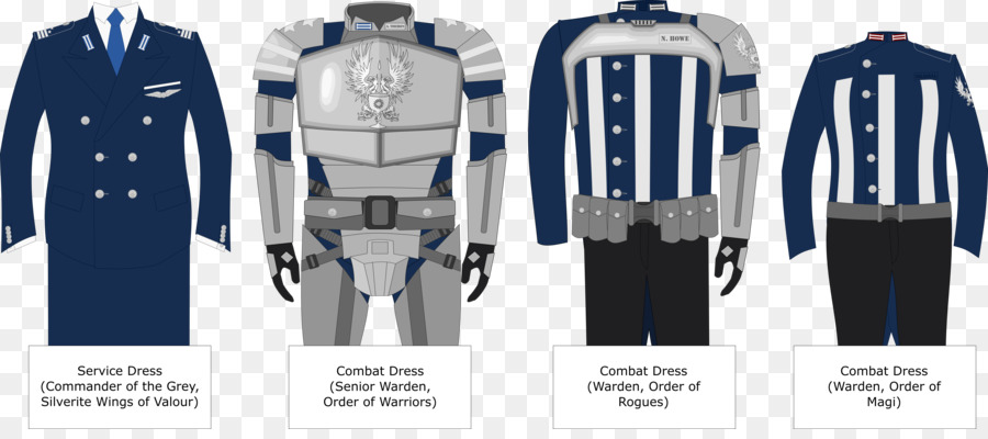 Abito uniforme Blu Capispalla Dragon Age - uniforme