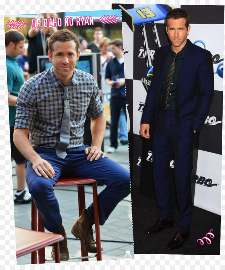Anzug Mode-Boot-T-shirt-Jeans - Ryan Reynolds