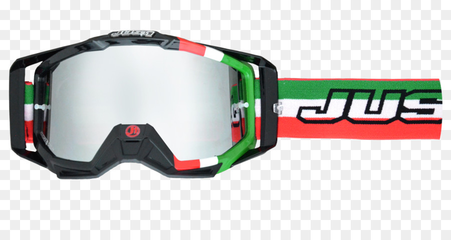 Casco Moto Motocross Occhiali Arancione - occhiali