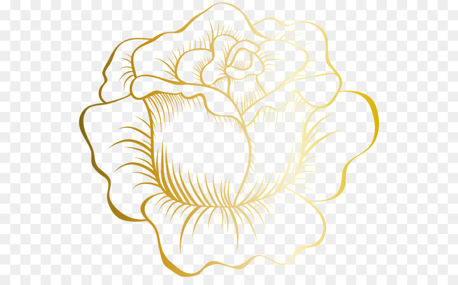 Rose Gold Flower png download - 600*549 - Free Transparent ...