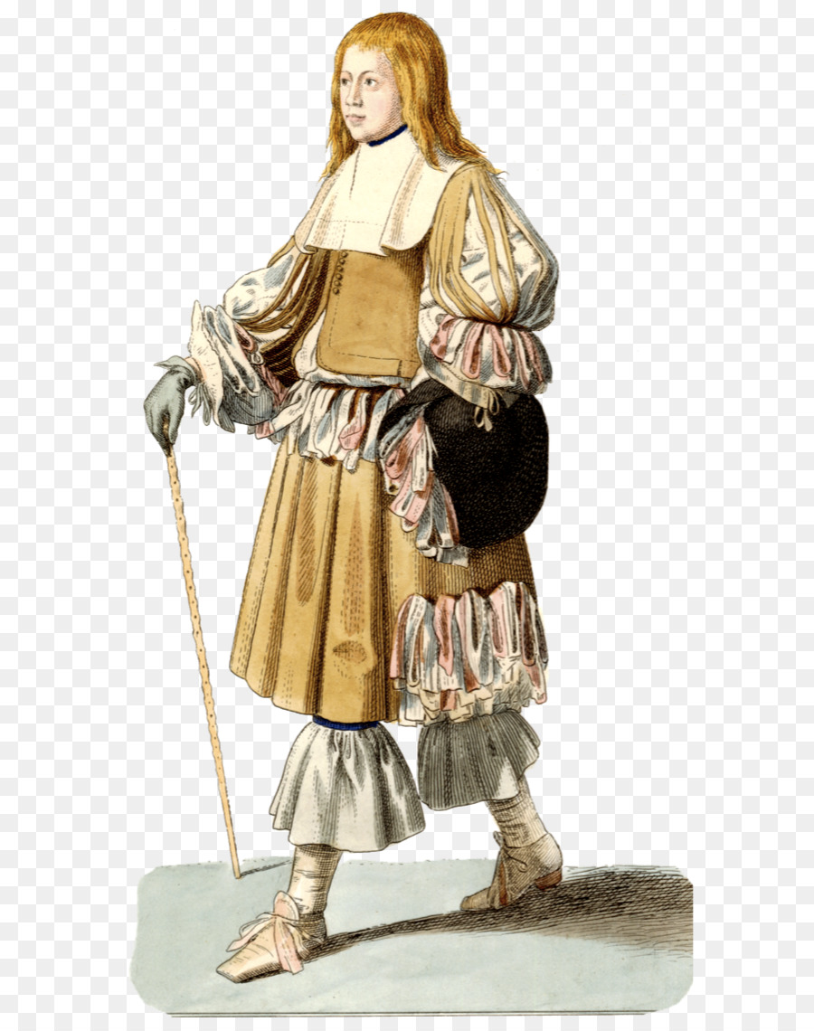 17 ° secolo, Costume Calzoni Rhinegraves Doppietto - Barocco