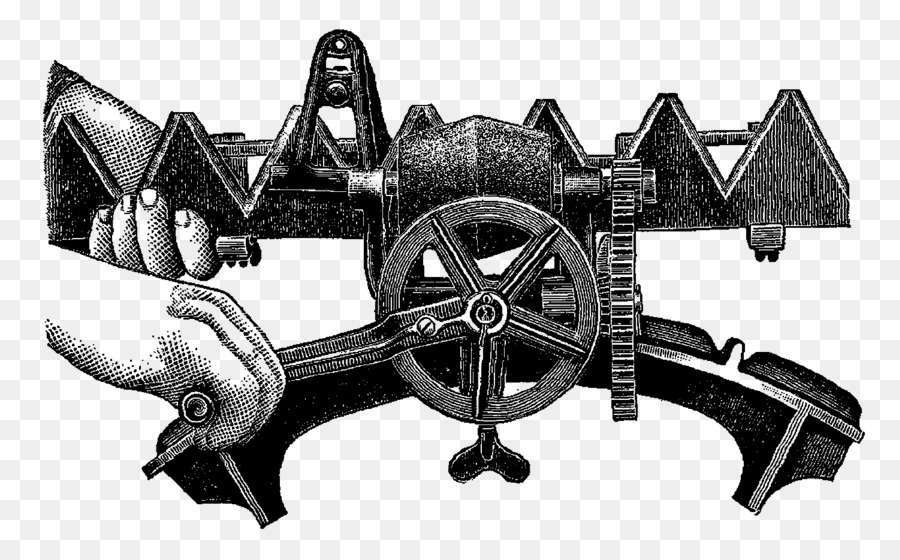 Schwarz und weiß Digitale Bild-Monochrom-Fotografie Clip-art - Steampunk Getriebe
