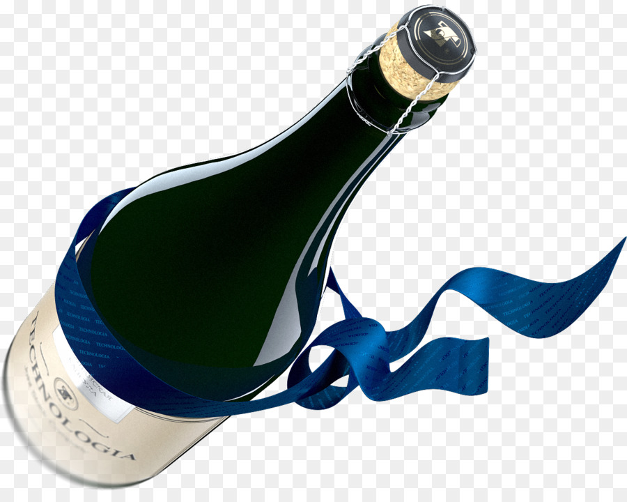 Bottiglia Di Champagne Vino Stampa Rotocalco - bottiglia di champagne