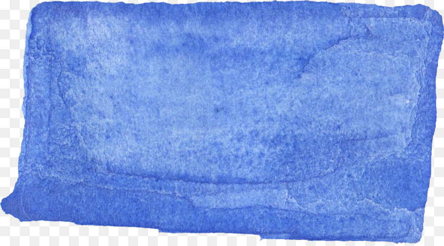 Rechteck-Aquarell Blau - Aquarell banner