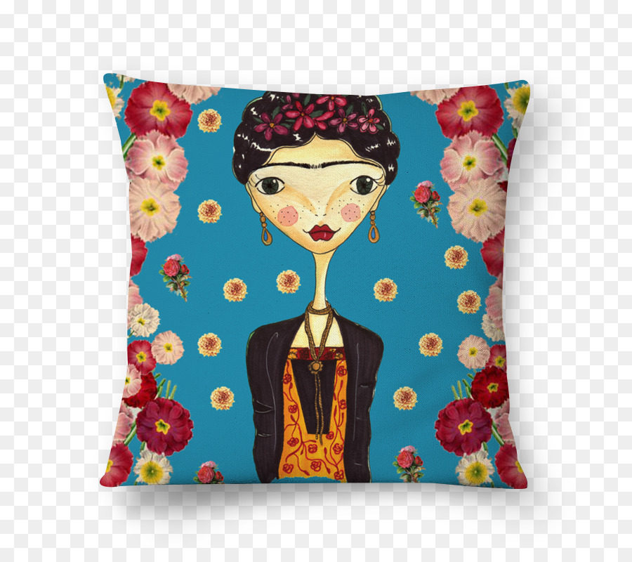 Kissen Dekokissen Textile Kunst - Frida