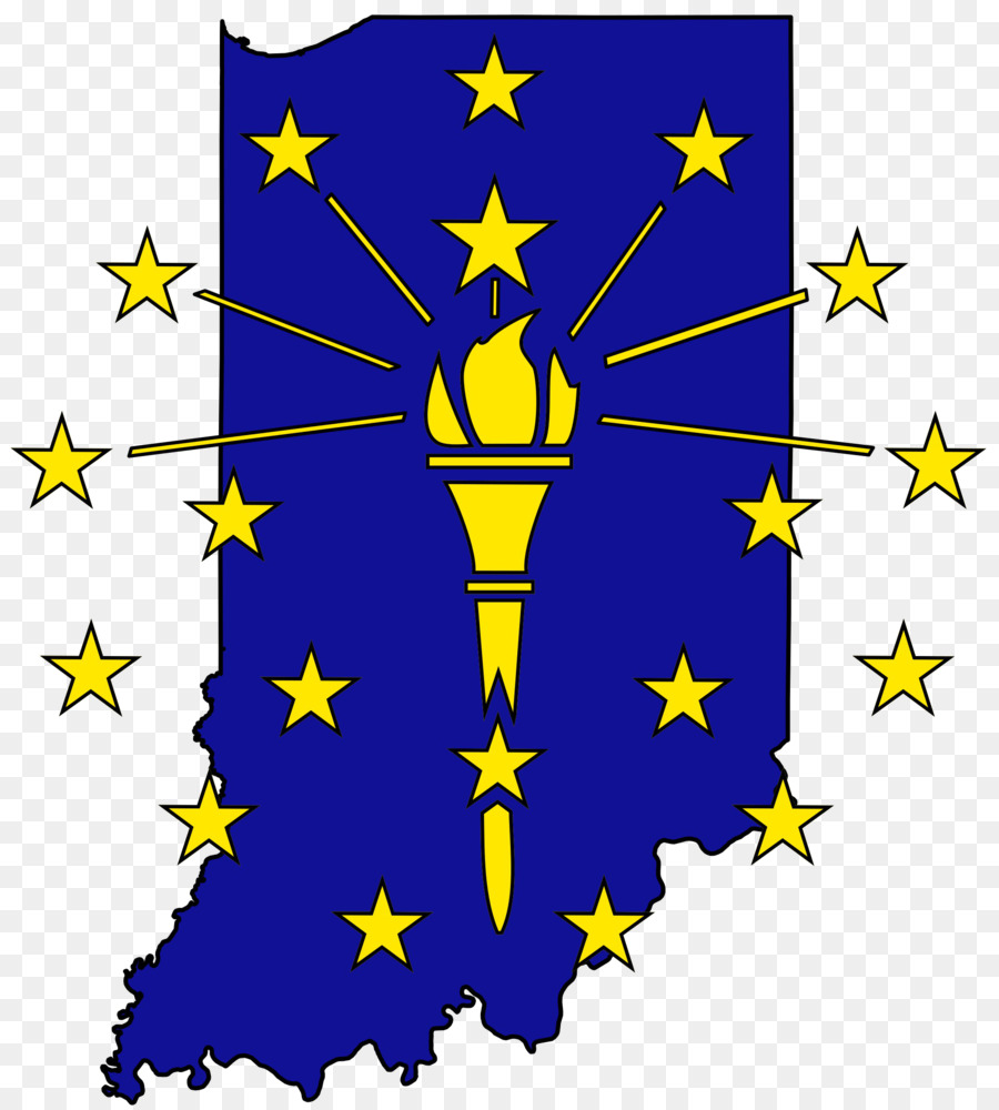 Negli stati UNITI d'arte di stato Royalty-free Clip art - Indiana