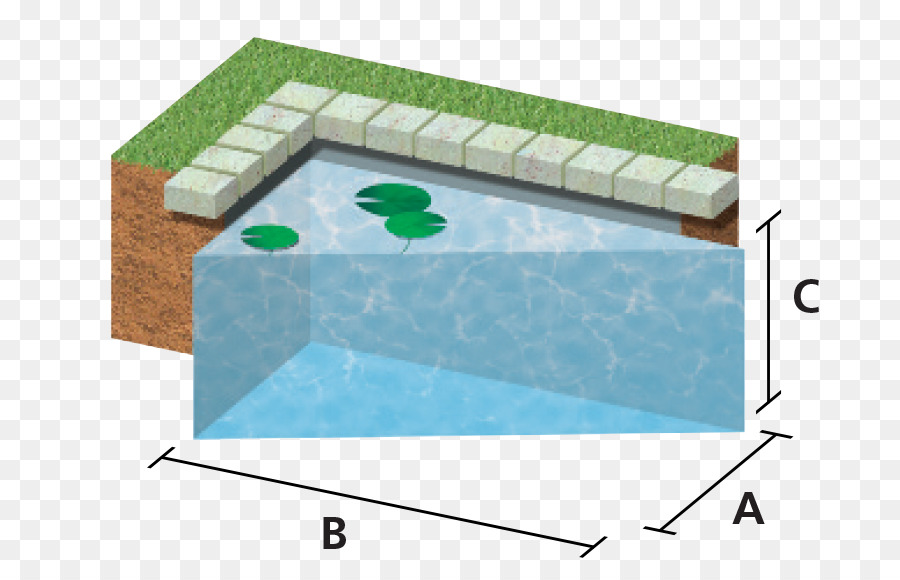 Teich-Wasser-Garten-Meter-Volumen - Teich