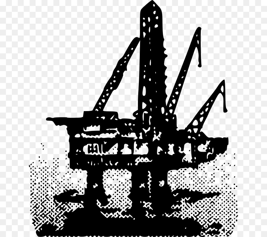 Öl-Plattform Erdöl-Bohrinsel Öl sowie Clip-art - Pumpe