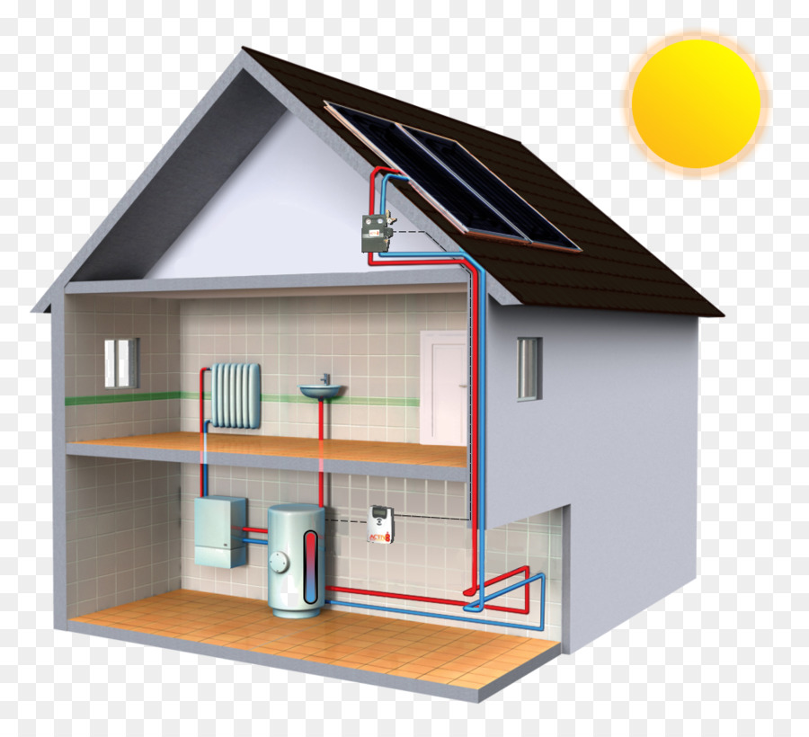 Năng lượng mặt trời nguồn năng lượng mặt trời, mặt trời, nhiệt năng lượng mặt trời sưởi ấm nước - nội thất