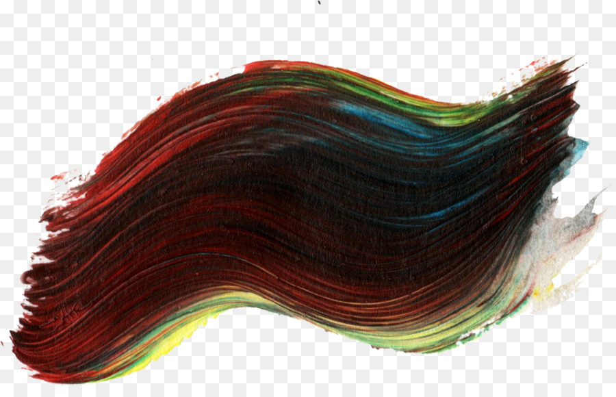 Haare färben Paintbrush - Striche