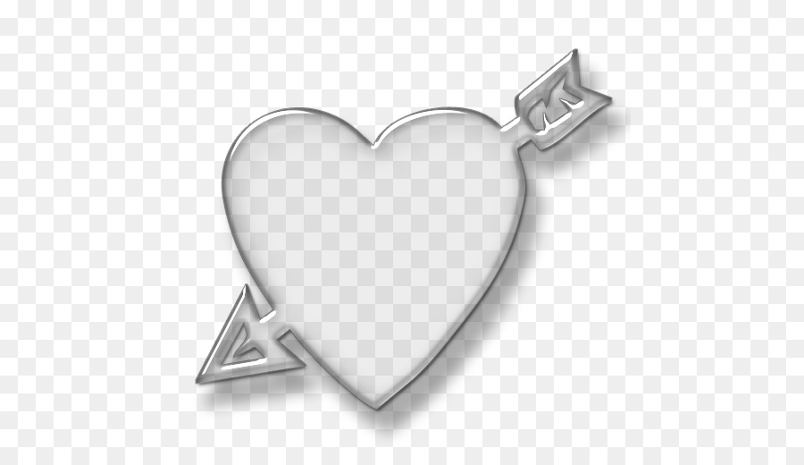 Glas-Herz Clip art - weiß Herz