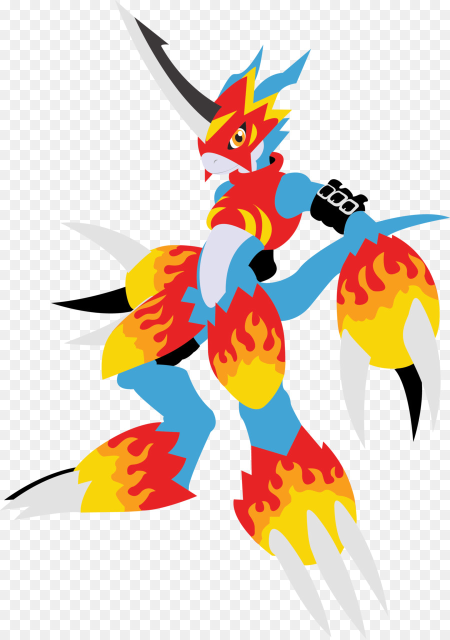 Flamedramon Guilmon Veemon Digimon - Digimon