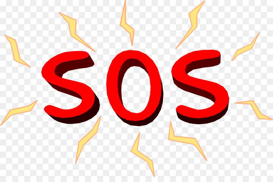 SOS Simbolo segnale di soccorso Clip art - sos