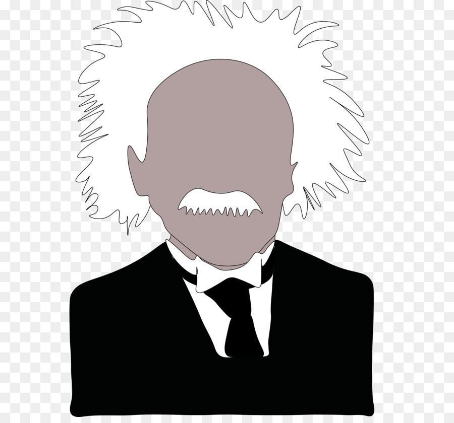 Haare im Gesicht-Gesichtsausdruck-Mund-Kiefer - Einstein