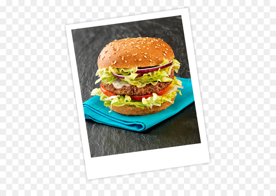 Hamburger Hamburger al Fast food hamburger Vegetariano Colazione panino - iceberg