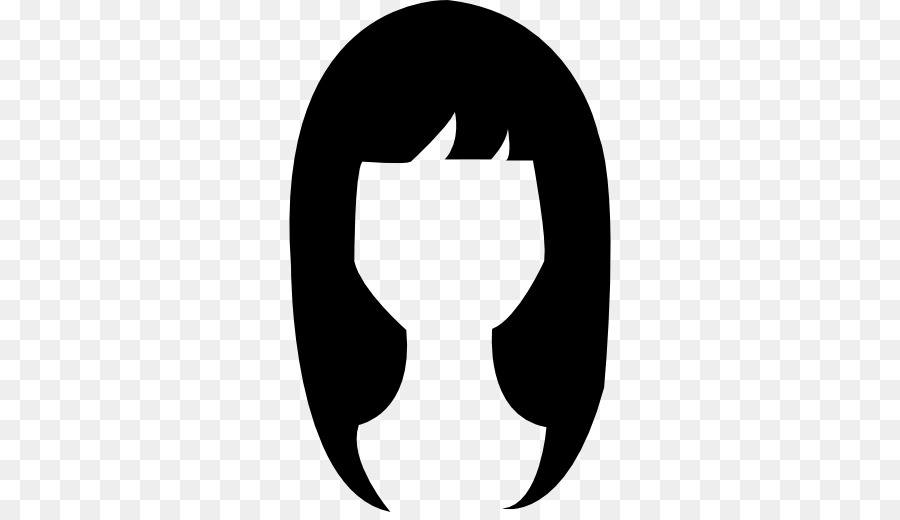 Icone del Computer capelli Lunghi, capelli Neri - i capelli lunghi