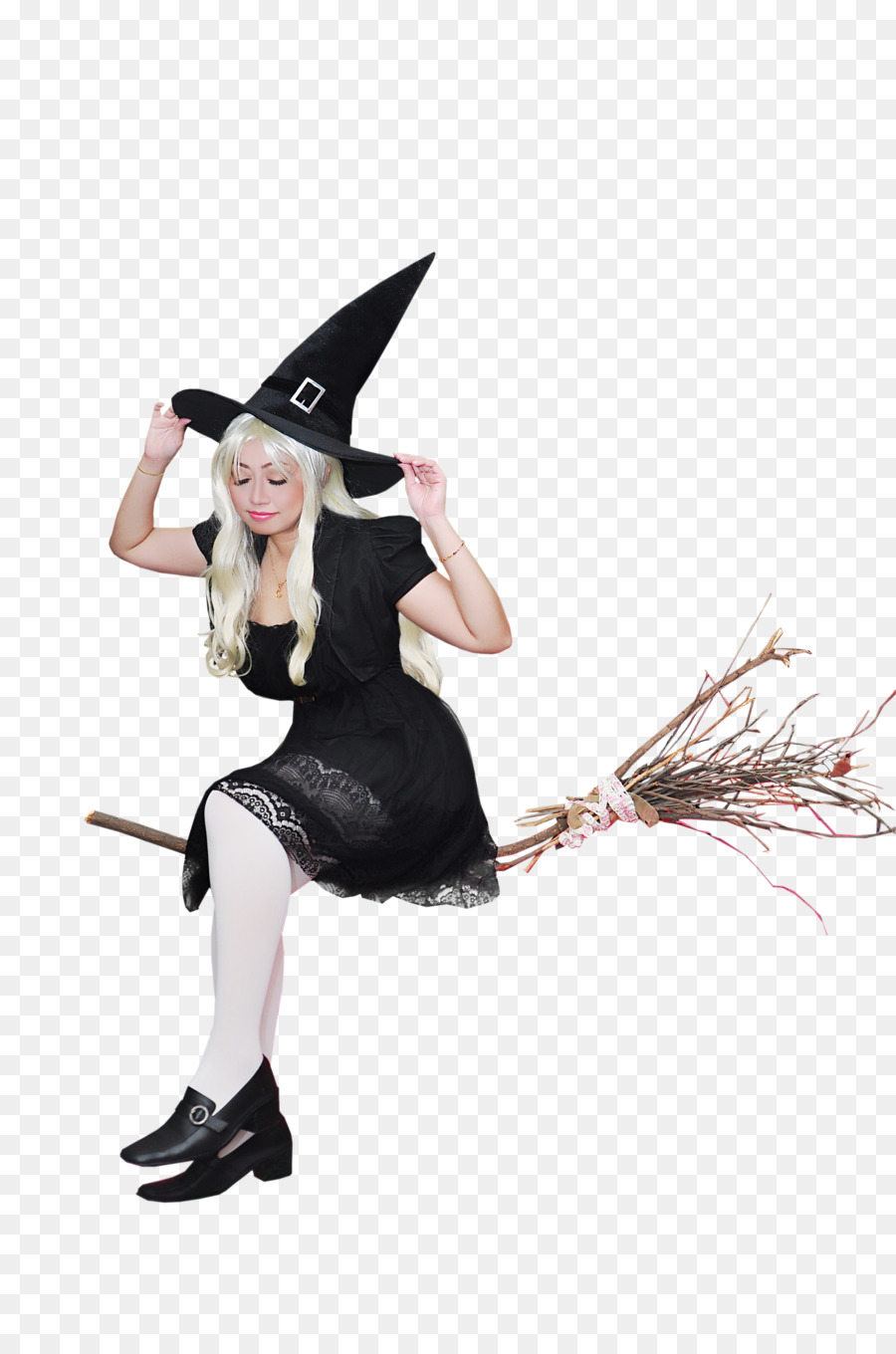 Hexerei Halloween-Kostüm Kopfbedeckung - Hexe