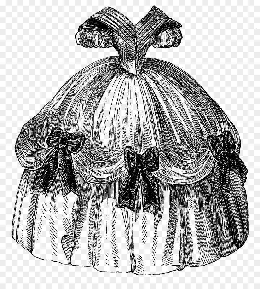 1860er Jahren Abendkleid Kleid Ballkleid - Mode illustration