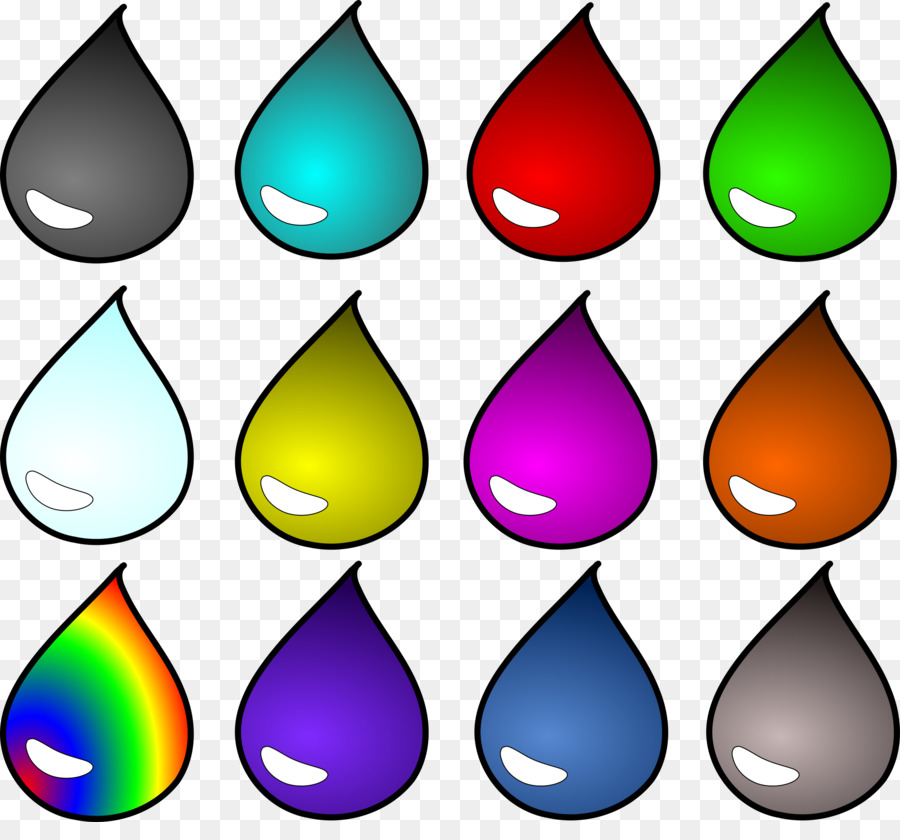 Nước Máy tính Biểu tượng Thả Màu Clip nghệ thuật - màu sắc