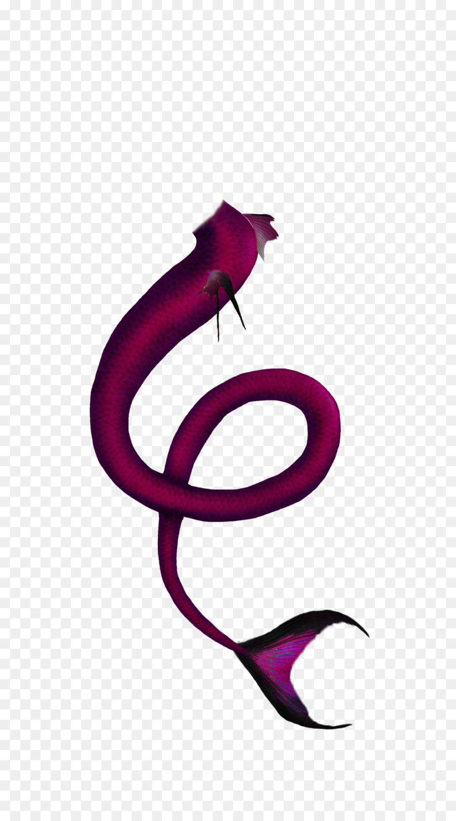 Đuôi, Nàng Tiên Cá Violet Màu Đỏ Tươi - nàng tiên cá đuôi