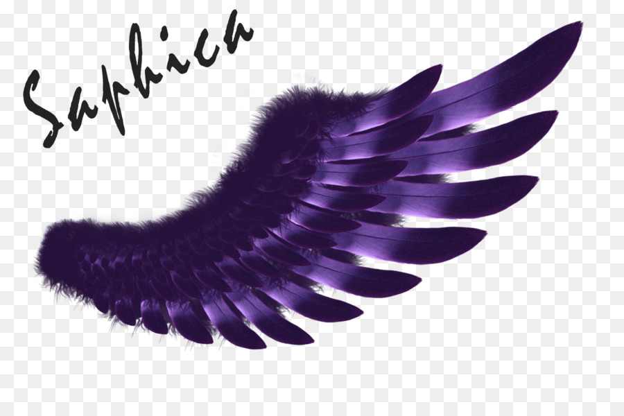 Cánh Logo Tím Clip nghệ thuật - thiên thần