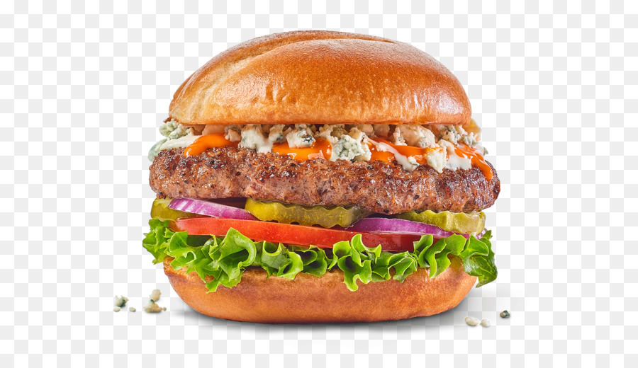 Hamburger hamburger Vegetariano Cheeseburger Buffalo wing Fast food - hamburger e sandwich